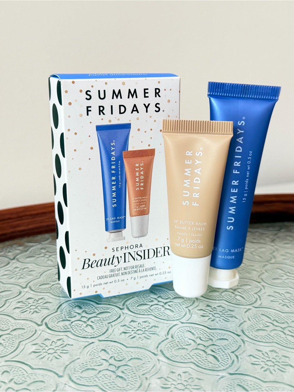 Summer Fridays Jet Lag Mask and Summer Fridays Lip Butter